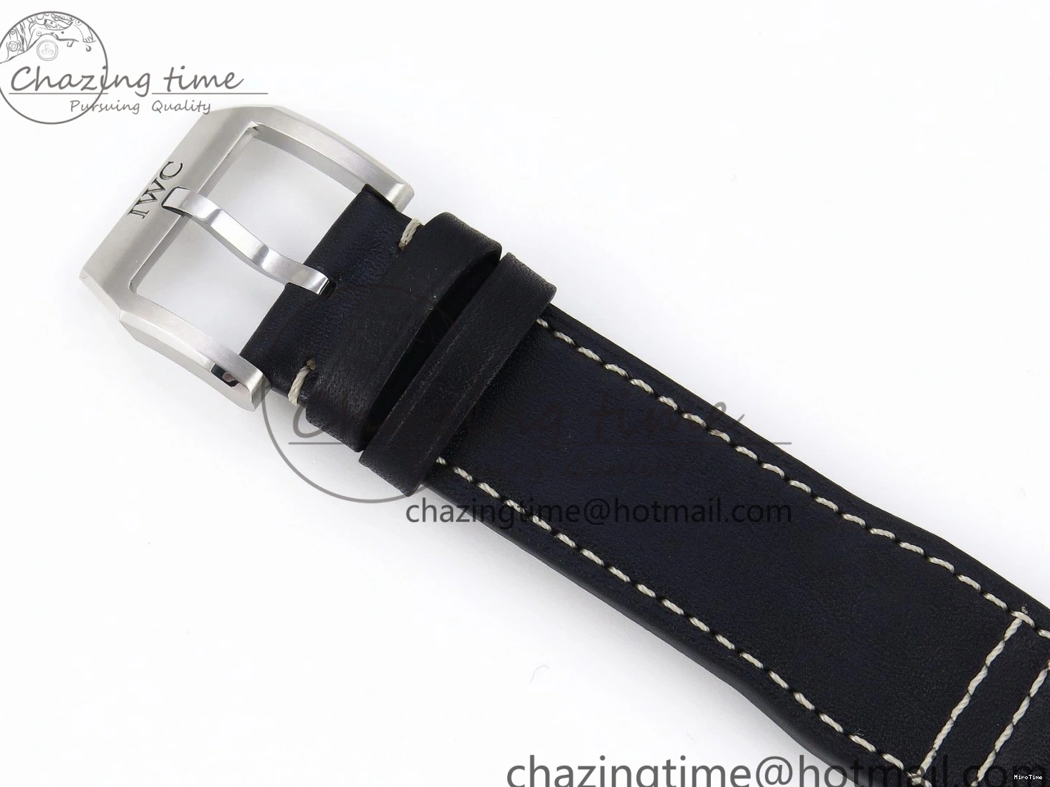 MIROTIME 0226 Pilot Mark XX IW328203 ZF 1:1 Best Edition Blue Dial on Dark Blue Leather Strap A Snug 7024